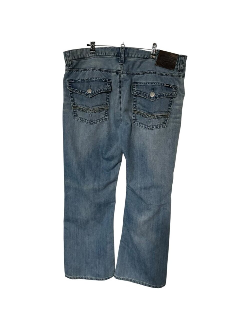 Seven 7 Jeans Boot Cut Men’s Size 38x32 Flap Back Pockets Medium Wash Blue Rodeo